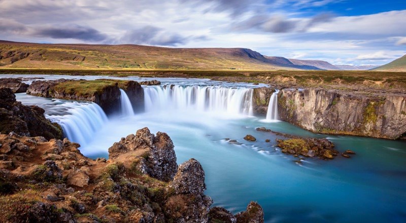 North Iceland Goðafoss Waterfall.jpg