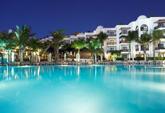 Princesa Yaiza Suite Hotel Resort 5 Luxury - Sea Water Pool at Night.jpg